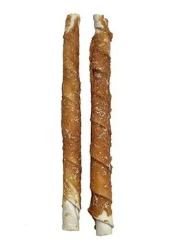 Pochoutka Tyč z buvolí kůže 28cm s kuřecím masem 2ks Rechtstreeks Van De Fabrikant
