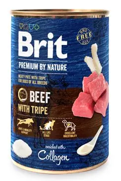 Brit Premium Dog by Nature konz Beef & Tripes 400g Merkproduct
