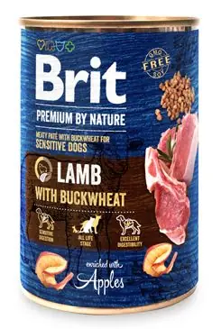 Op = Op Brit Premium Dog by Nature konz Lamb & Buckwheat 400g