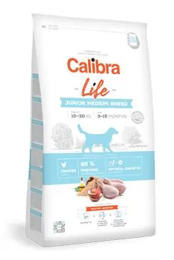Lage Kosten Calibra Dog Life Junior Medium Breed Chicken 12kg