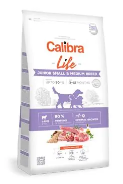 Calibra Dog Life Junior Small&Medium Breed Lamb 12kg Koopje