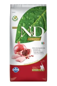 N&D PRIME CAT KITTEN Chicken & Pomegranate 10kg Weekendaanbieding