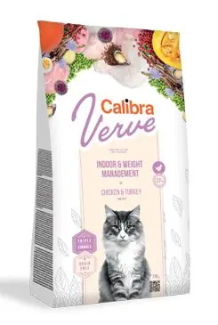Betaalbaar Calibra Cat Verve GF Indoor&Weight Chicken 3,5kg