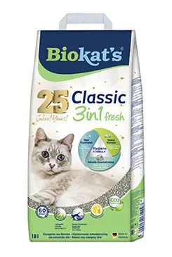 Bestel Nu Podestýlka Biokat´s Classic Fresh 18L