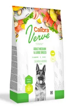 Calibra Dog Verve GF Adult M&L Salmon&Herring 12kg Premium