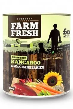 Farm Fresh Dog Kangaroo with Cranberries konz 400g Snelle Levering