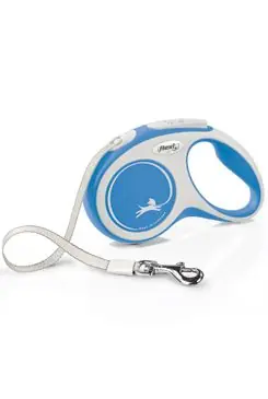 Vodítko FLEXI Comfort S pásek 5m/15kg modrá NEW Lage Prijs
