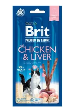 Brit Premium Cat by Nature Sticks Chicken&Liver(3pcs) Lage Kosten