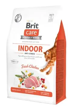 Bestel Nu Brit Care Cat GF Indoor Anti-stress, 0,4kg