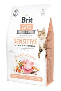 Brit Care Cat GF Sensit. Heal.Digest&Delic.Taste2kg Gecertificeerd