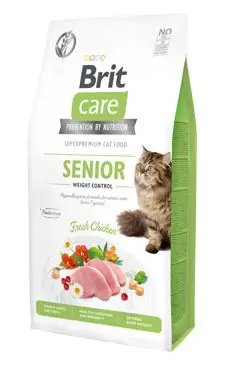 Bestel Nu Brit Care Cat GF Senior Weight Control 7kg
