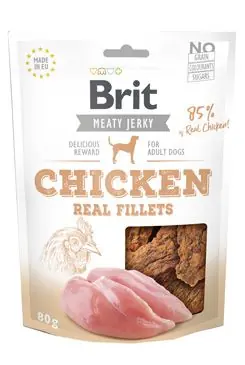 Voordeelprijs Brit Jerky Chicken Fillets 80g