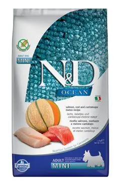 N&D OCEAN DOG Adult Mini Salmon & Cod & Melon 800g Must-Have