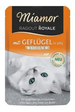 Meest Verkocht Miamor Cat Ragout Junior kapsa drůbež v želé 100g