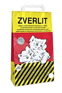 Aanbieding ZVERLIT červený hrubá s vůní Podestýlka kočka 10kg