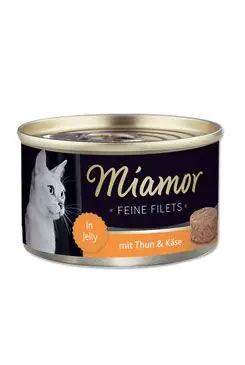 Beperkte Voorraad Miamor Cat Filet konzerva tuňák+sýr v želé 100g