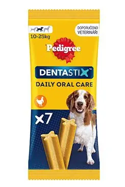 Pedigree Pochoutka Denta Stix Medium 7ks 180g Favoriet