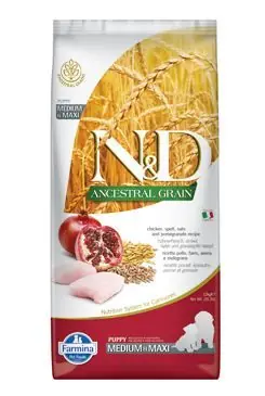N&D LG DOG Puppy M/L Chicken & Pomegranate 2,5kg Veilige Betaling