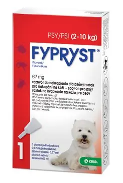 Gereduceerde Prijs Fypryst Spot-on Dog S sol 1x0,67ml (2-10kg)