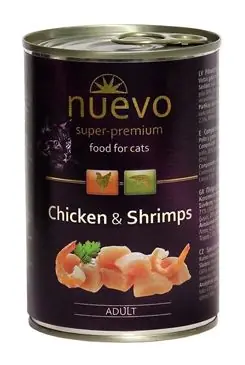 Nuevo kočka adult Kuře a krevety konz. 400g Rechtstreeks Van De Fabrikant