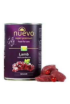 Bestseller Nuevo kočka Senior Jehněčí s brusinkami konz. 400g