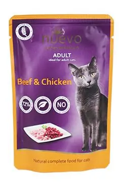 Beperkt Aanbod Nuevo kočka kapsa adult kuře a hovězí 85g