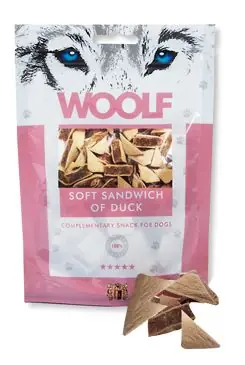 Korting WOOLF pochoutka soft sandwich of duck 100g