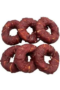 Pochoutka Donut s kachním masem 10cm 6ks Bestseller