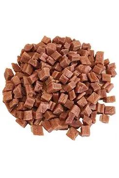 Pochoutka Tuňákové maso kostky 80g Flitsaanbieding