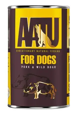 AATU Dog Wild Boar n Pork konz. 400g Op = Op