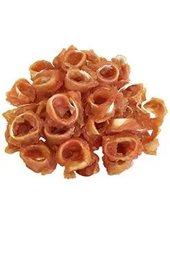 Laatste Versie Pochoutka Tresčí kroužky s kuřecím masem měkké 500g