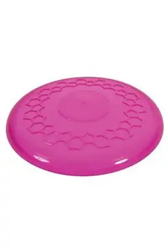 Hračka pes FRISBEE TPR POP 23 cm růžová Zolux Snelle Levering