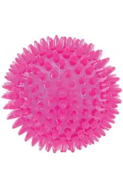 Hračka pes BALL SPIKE TPR POP 13cm s ostny růž Zolux Favoriet
