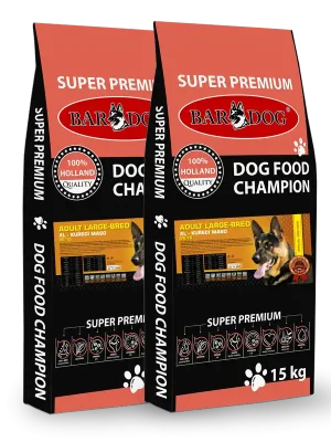 Bardog Super prémiové granule Adult Large Breed 26/16 2 x 13 kg Snelle Levering
