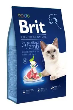 Dagaanbieding Brit Premium Cat by Nature Sterilized Lamb 300g
