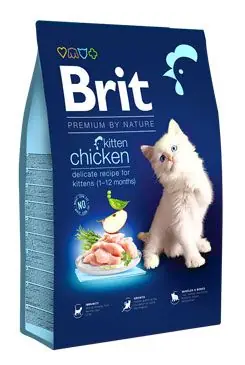 Brit Premium Cat by Nature Kitten Chicken 800g Populair