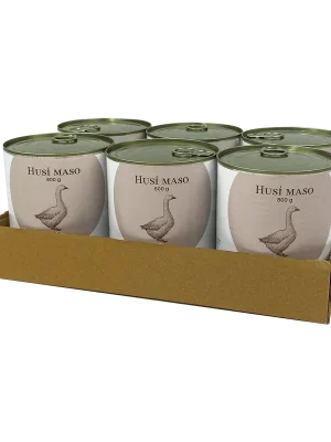 BOHEMIA Husí maso ve vlastní šťávě 800g Multipack 6x 800 g Laatste Kans