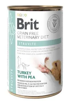 Brit VD Dog GF konz. Struvite 400g Favoriet