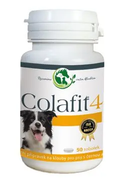 Colafit 4 na klouby pro psy černé/bílé 50tbl Korting