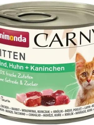 Animonda kočka CARNY konz. Kitten drůbeží/králík 200g Snelle Levering