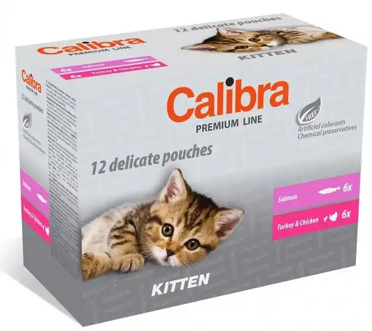 Calibra Premium Kitten 12 x 100g Voordeelprijs