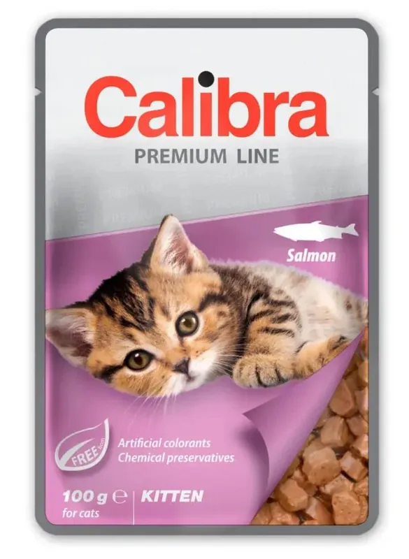 Goedkoop Calibra Premium Kitten Salmon 100g