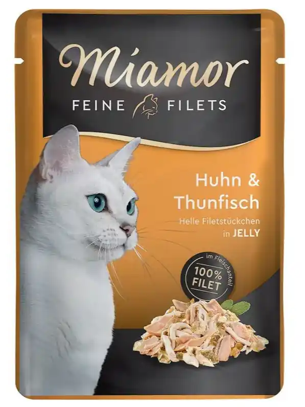 Aanbieding Miamor Filets Kuře & Tuňák 100g