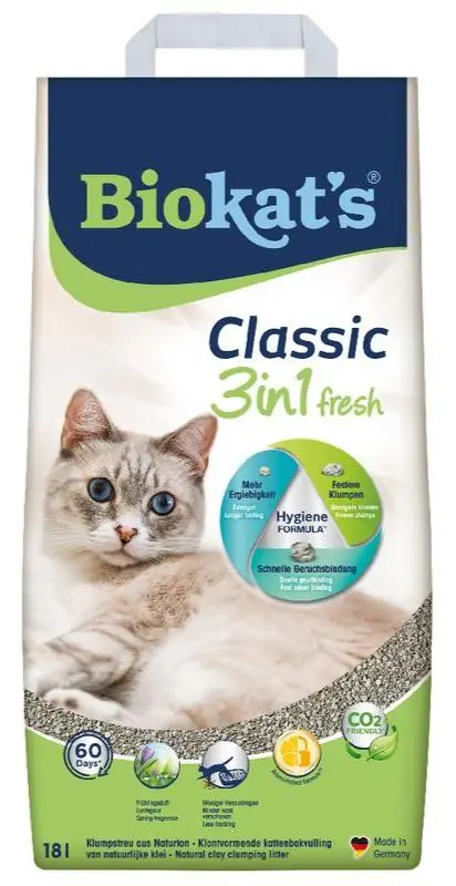 Podestýlka Biokat‘s Classic Fresh pro kočky 18l Op = Op