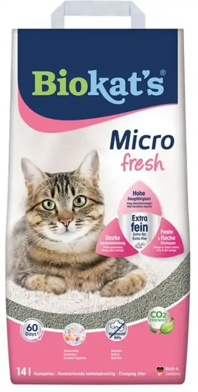 Podestýlka Biokat‘s Micro Fresh pro kočky 14l Superprijs