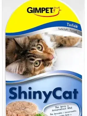 GimCat ShinyCat tuňák 2x70g Speciale Aanbieding