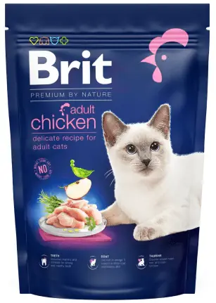 Meest Verkocht Brit Premium by Nature Cat Adult Chicken 800g