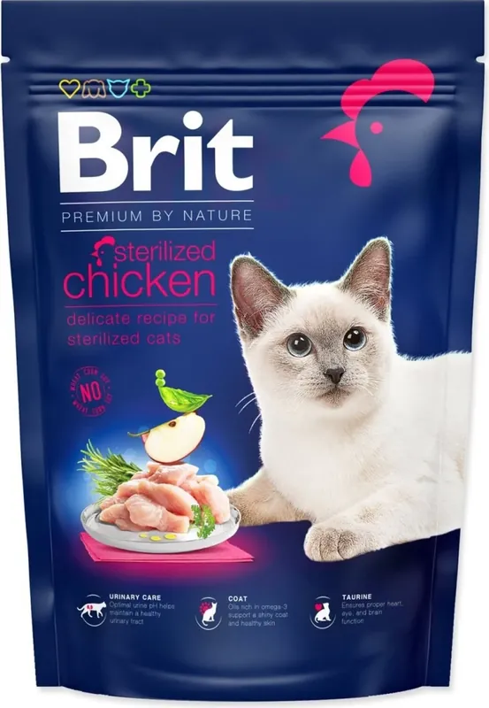 Brit Premium by Nature Cat Sterilized Chicken 800g Flitsaanbieding