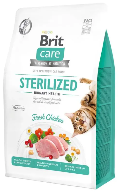 Direct Verzonden Brit Care Cat Grain-Free Sterilized Urinary Health 400g