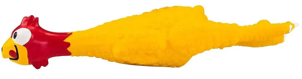 Hračka pes Kuřátko latex se zvukem 14,5cm HipHop Direct Beschikbaar